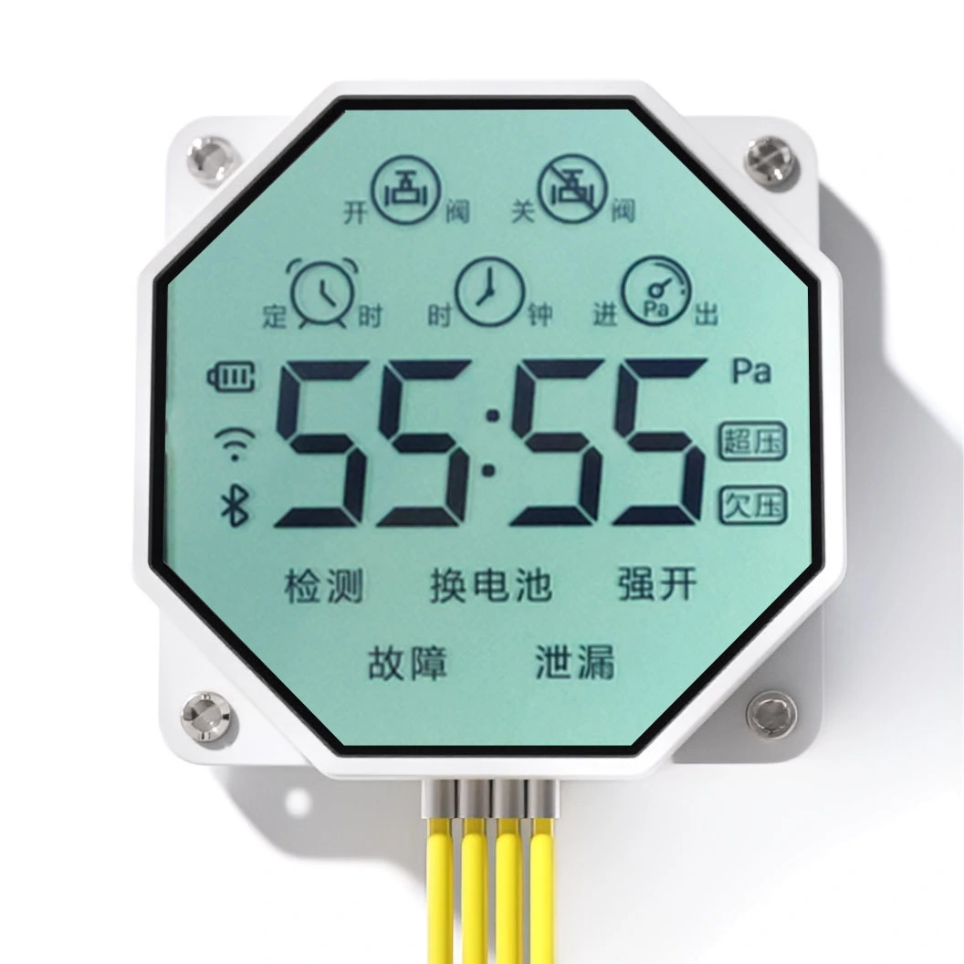 Octagon Segment Lcd Water And Electricity Meters